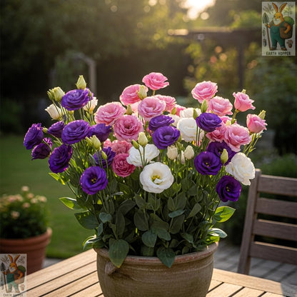 Earth Hopper Lisianthus Flower Mix Colors Seed Pack