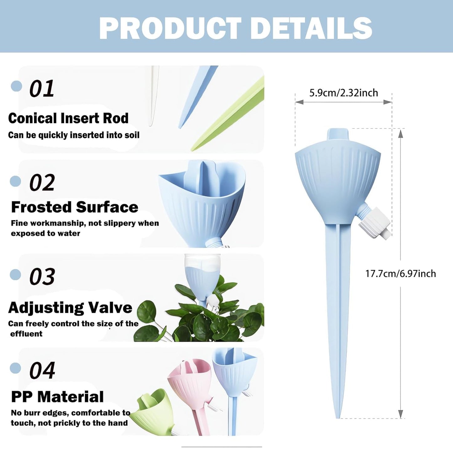 Garden DIY Automatic Drip Self-Watering Devices for Indoor& Outdoor Plants