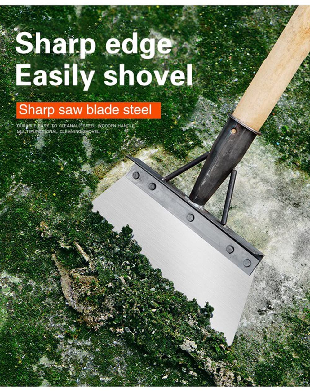 Multifunctional Deep Cleaning Flat Shovel