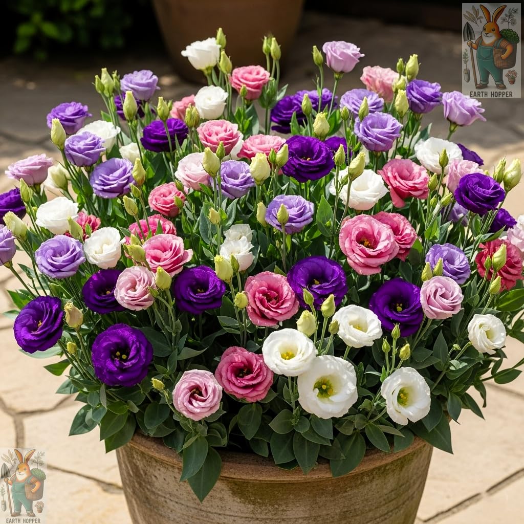 Earth Hopper Lisianthus Flower Mix Colors Seed Pack