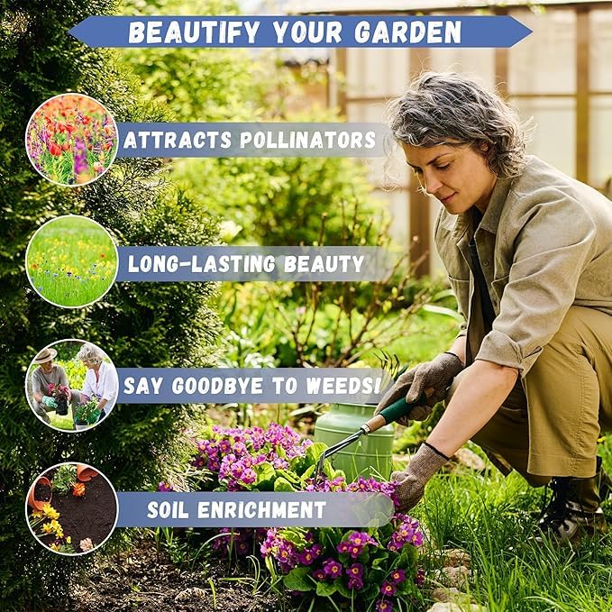 Earth Hopper Lisianthus Flower Mix Colors Seed Pack