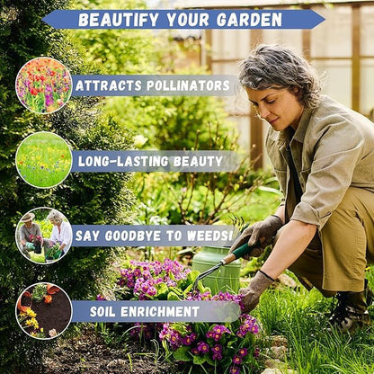 Earth Hopper Lisianthus Flower Mix Colors Seed Pack