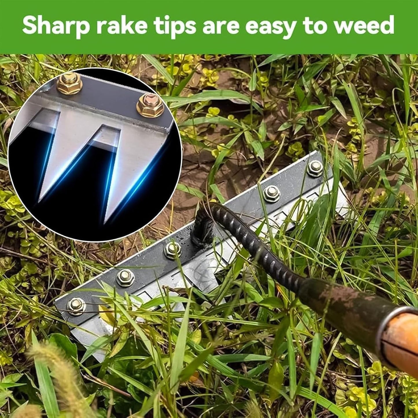 5 Teeth Carbon Steel Garden Weeding