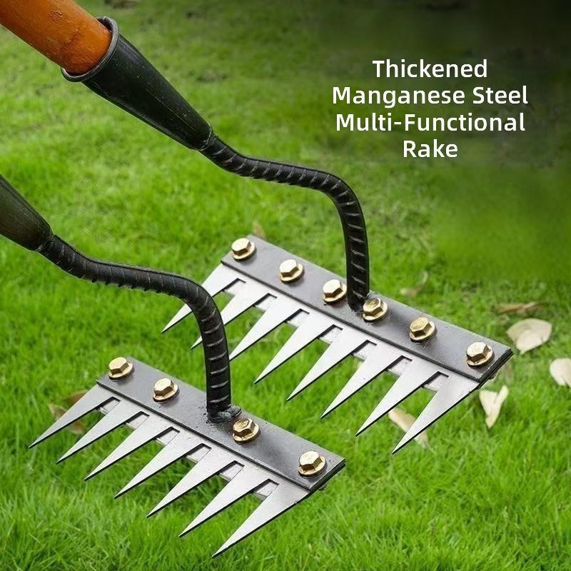 6 Teeth Multifunctional Manganese Steel Garden/Agriculture Weeding Tool