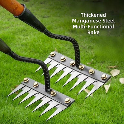6 Teeth Multifunctional Manganese Steel Garden/Agriculture Weeding Tool
