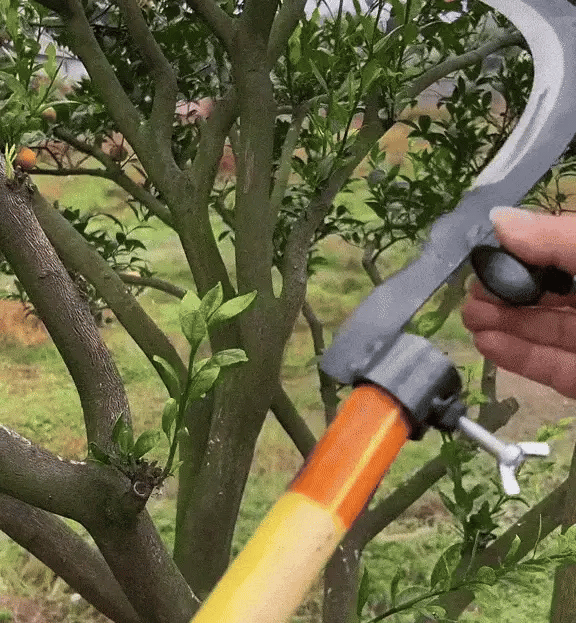 Multifunctional Carbon Steel Portable Grass Sickle, Tree Branch Cutting & Gardening Tool